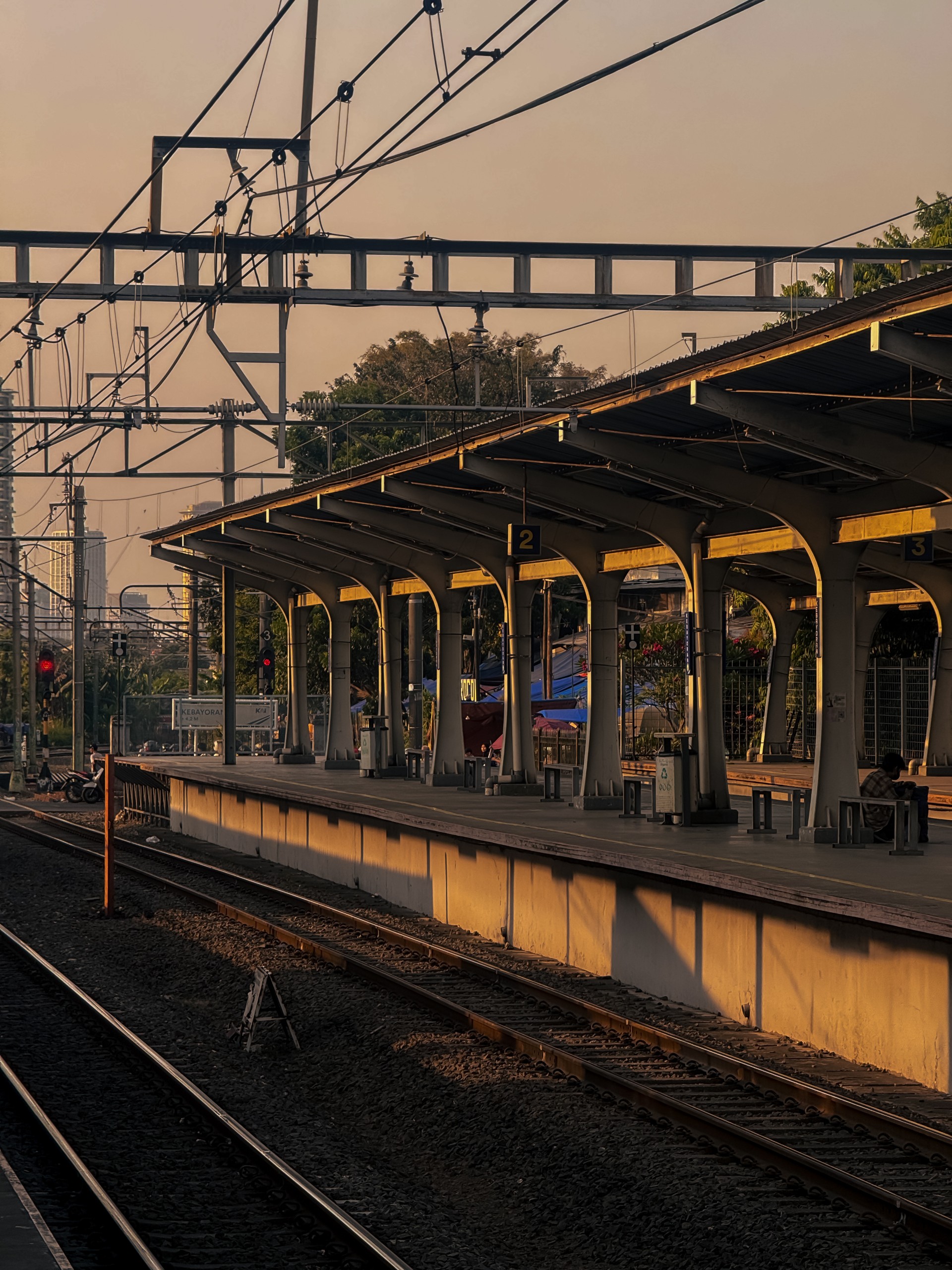 Golden Hour at Kebayoran Station